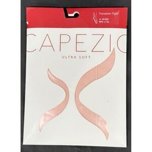 Capezio Transition Tight Womens L/XL Ballet Pink Ultra Soft Matte 1918W New